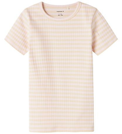 Name It T-shirt - Rib - NkfSuraja - Ballerina/Sun Kiss