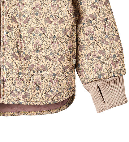 Wheat Termojakke - Loui - Mellow Peach Tapestry