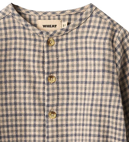 Wheat Skjorte - Shelby - Blue Check