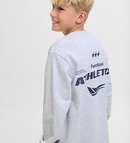 Jack & Jones Sweatshirt - JcoSignal - White Melange