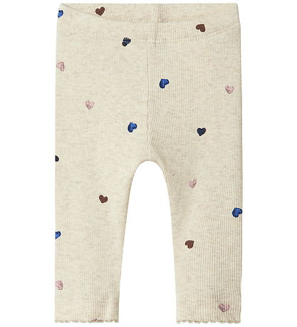 Name It Leggings - Rib - Noos - NbfNutti - Peyote Melange