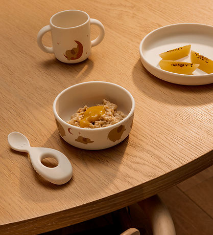 Liewood Spisesæt - Silikone - 4 Dele - Vivi - Elephant/Creme de 