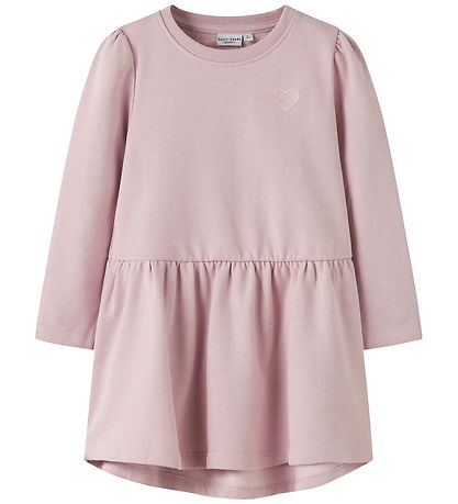 Name it Kjole - NmfVima - Burnished Lilac/ Heart Embroidery