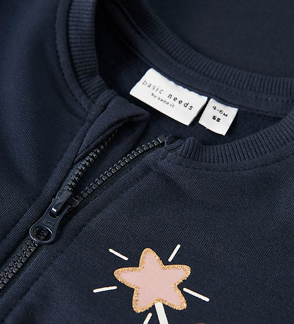 Name It Sweatcardigan - NbfVrillie - Navy Blazer/Star