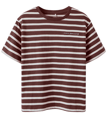 Name It T-shirt - NkfKeline - Andorra/Cloud Dancer