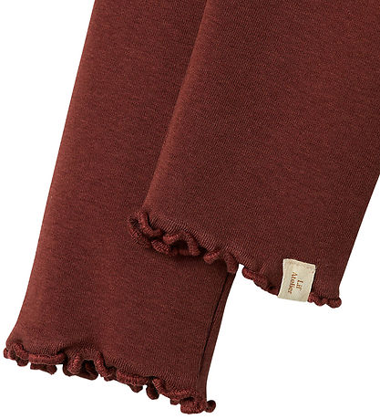 Lil Atelier Leggings - NmfGayo - Hot Chocolate