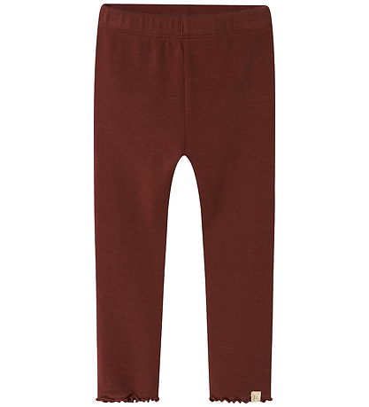 Lil Atelier Leggings - NmfGayo - Hot Chocolate
