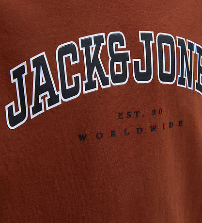 Jack & Jones T-shirt - JjeCaleb - Burnt Henna