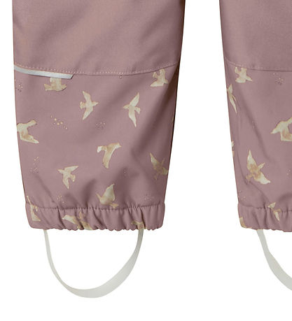 Name It Softshellbukser m. Fleece/Seler - NmfAlfa08 - Woodrose/B