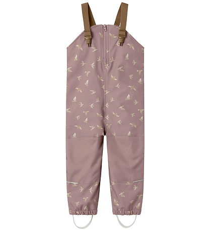 Name It Softshellbukser m. Fleece/Seler - NmfAlfa08 - Woodrose/B
