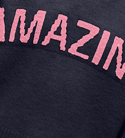 Kids Only Bluse - Strik - KogAmour - Night Sky/Amazing/Sea Pink