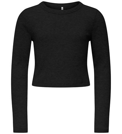Kids Only Bluse - KogBina - Rib - Sort