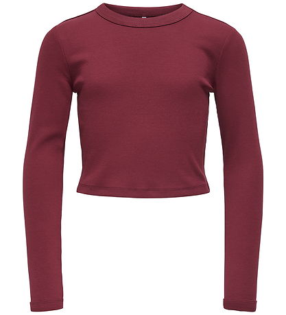 Kids Only Bluse - KogBina - Rib - Cabernet