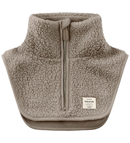 Mini A Ture Halsedisse - Teddyfleece - MatAkton - Grey Brown