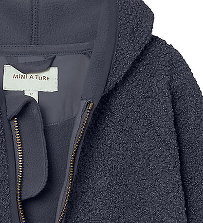 Mini A Ture Fleecejakke - MatLiff - Ombre Blue