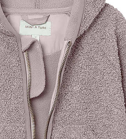 Mini A Ture Fleecejakke - MatLiff - Zinc Purple