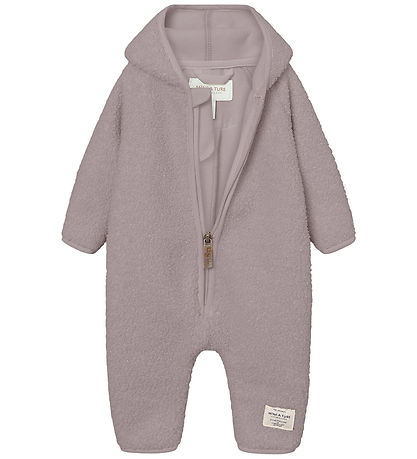 Mini A Ture Fleecedragt  - MatAdel - Zinc Purple