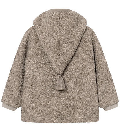 Mini A Ture Fleecejakke - MatLiff - Grey Brown