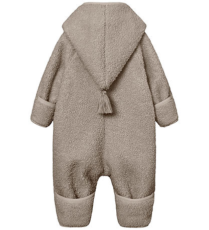 Mini A Ture Fleecedragt - MatAdel - Grey Brown