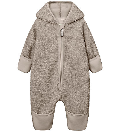 Mini A Ture Fleecedragt - MatAdel - Grey Brown