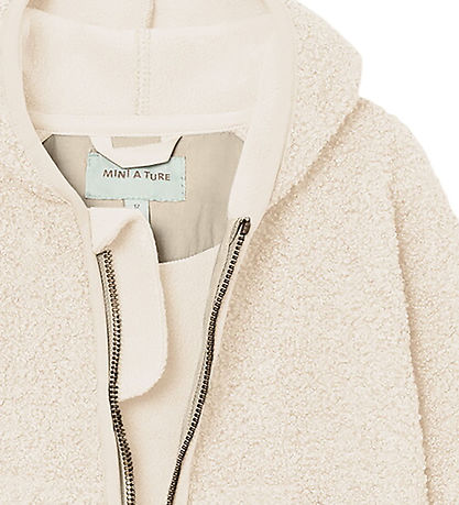 Mini A Ture Fleecejakke - MatLiff - Angora Cream