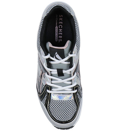 Skechers Sko - Platinum Flash - Sølv/Sort