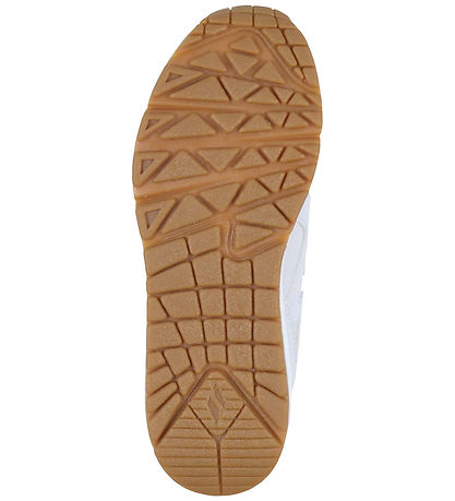 Skechers Sko - Wavy Shimmer - Hvid/Sølv