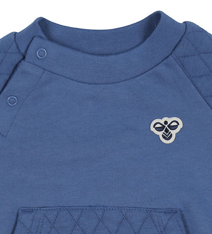 Hummel Sweatshirt - HmlMini - Quiltet - Dutch Blue