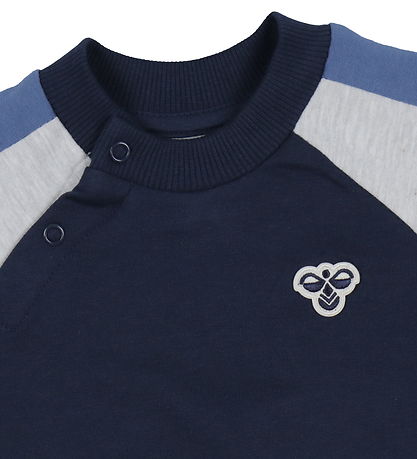 Hummel Sweatshirt - HmlMini - Dress Blues m. Logo