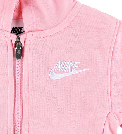 Nike Sweatsæt - Cardigan/Sweatpants - Medium Soft Pink