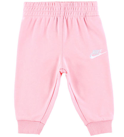 Nike Sweatsæt - Cardigan/Sweatpants - Medium Soft Pink