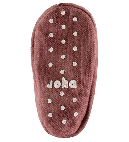 Joha Futter - 2-Lags - Uld - Mrk. Rose