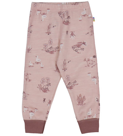 Joha Leggings - Uld/Bambus - Lyserød