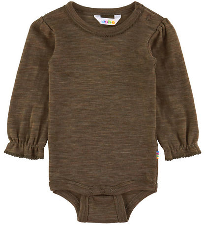 Joha Body l/æ - Uld/silke - Brun Meleret