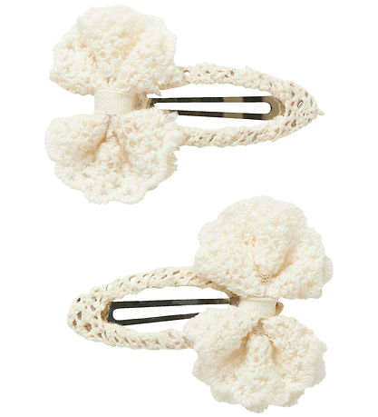Name it Hårklemme - 2 Pak - NmfOlena - Cloud Dancer