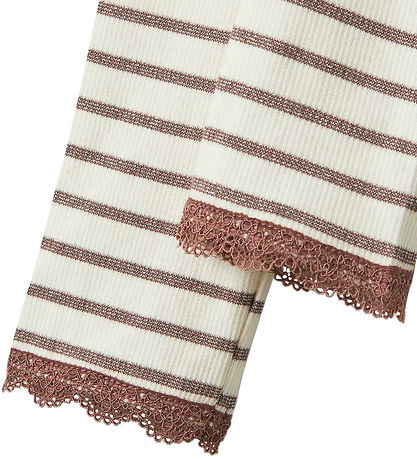 Name It Leggings - Rib - NmfNette - Peppercorn
