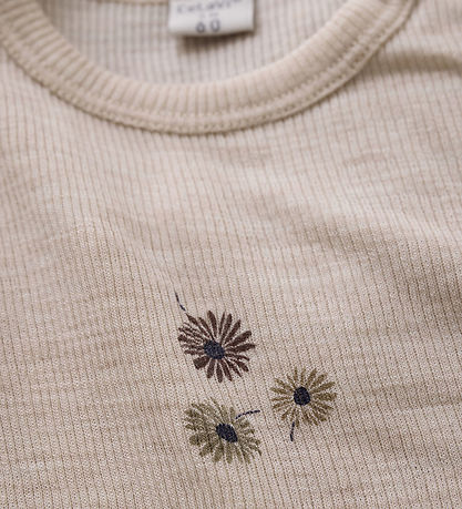 CeLaVi Body l/æ - Uld - Rose Dust m. Print