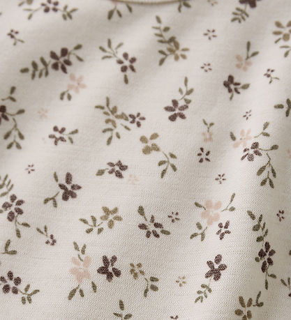 CeLaVi Body l/æ - Uld - Marron m. Blomster