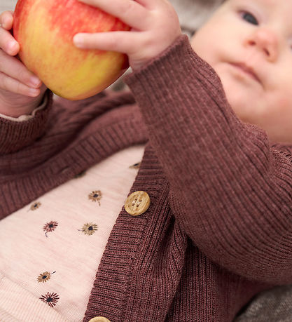 CeLaVi Cardigan - Uld - Marron