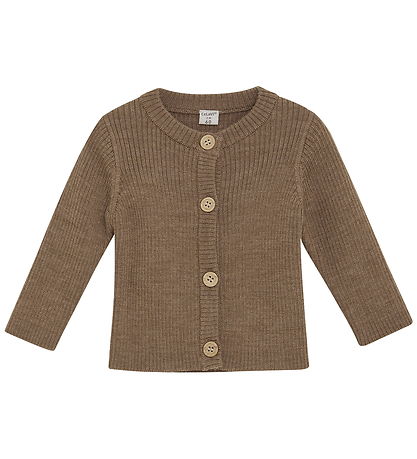 CeLaVi Cardigan - Uld - Cocoa Creme