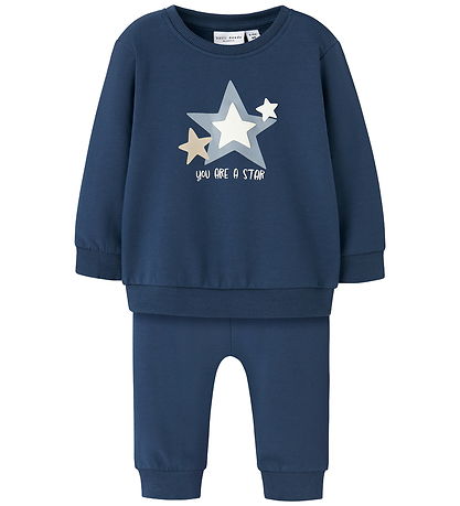 Name it Sweatshirt - NbmVonne  - Insignia Blue/Stars