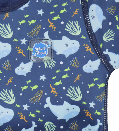 Splash About Våddragt - Happy Nappy - Shark Reef
