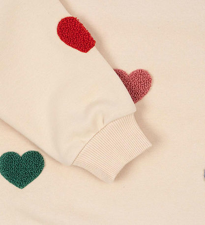 Konges Sløjd Sweatshirt - Lou Terry - Multi Heart