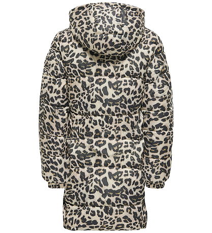 Kids Only Dunjakke - KogDalia - Silver Mink/Leo