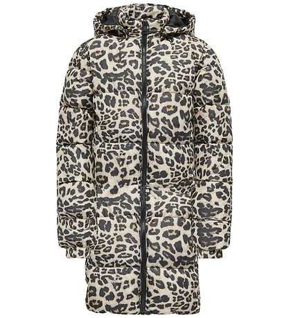Kids Only Dunjakke - KogDalia - Silver Mink/Leo