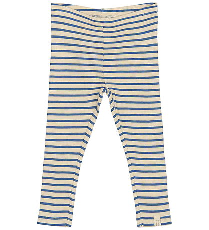 Petit Piao Leggings - Rib - Modal - True Navy/Off White
