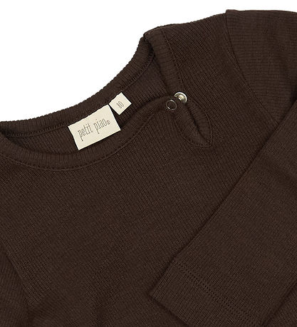 Petit Piao Body l/æ - Rib - Modal - Coffee Bean