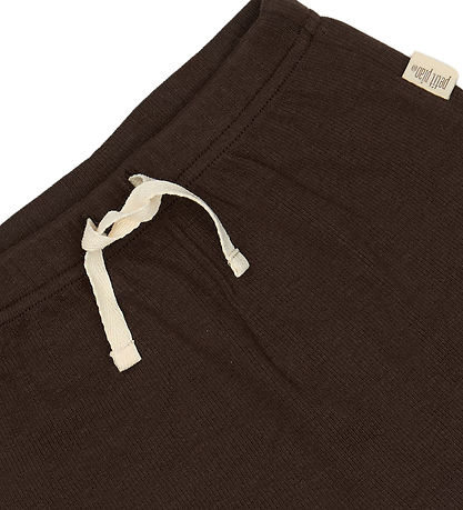 Petit Piao Bukser - Rib - Modal - Coffee Bean