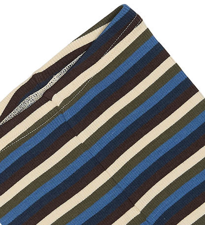 Petit Piao Leggings - Rib - Modal - True Navy/Multi Stripe