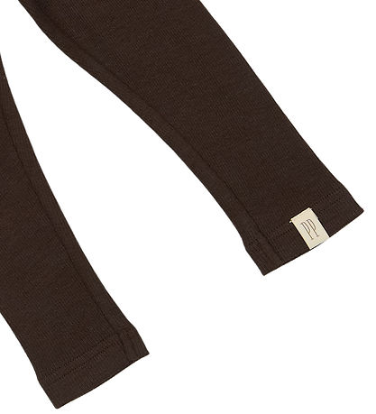 Petit Piao Leggings - Rib - Modal - Coffee Bean